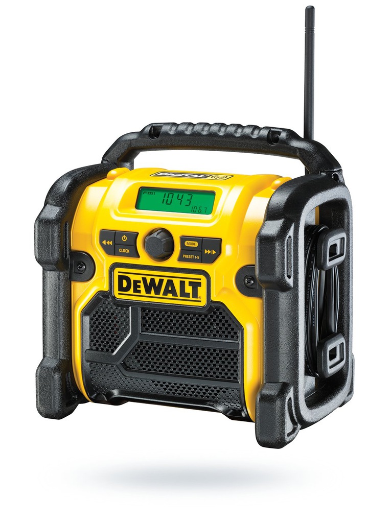 DeWalt DCR019 -Työmaaradio FM/AM Runko
