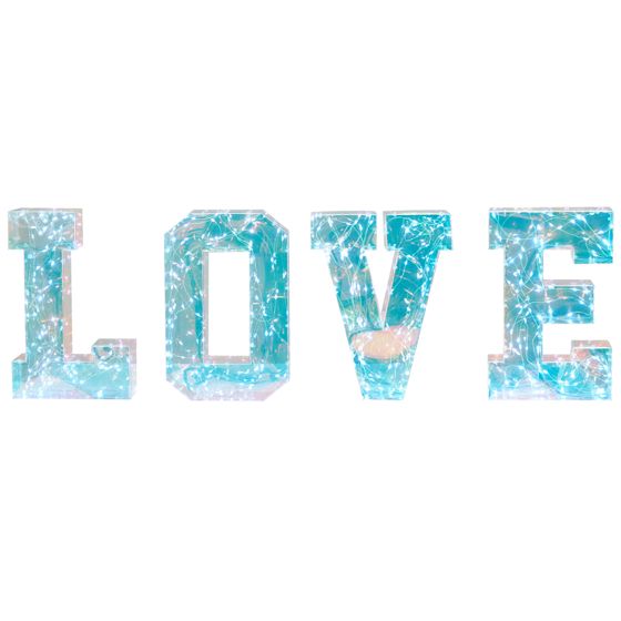 LED-koriste Teksti PROCYON Monivärinen