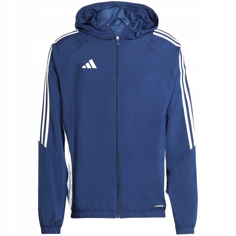 Adidas – tuulitakki – Tiro 24 miesten – hengittävä – arkikäyttö, ulkokäyttö, Laivastonsininen, Koko M