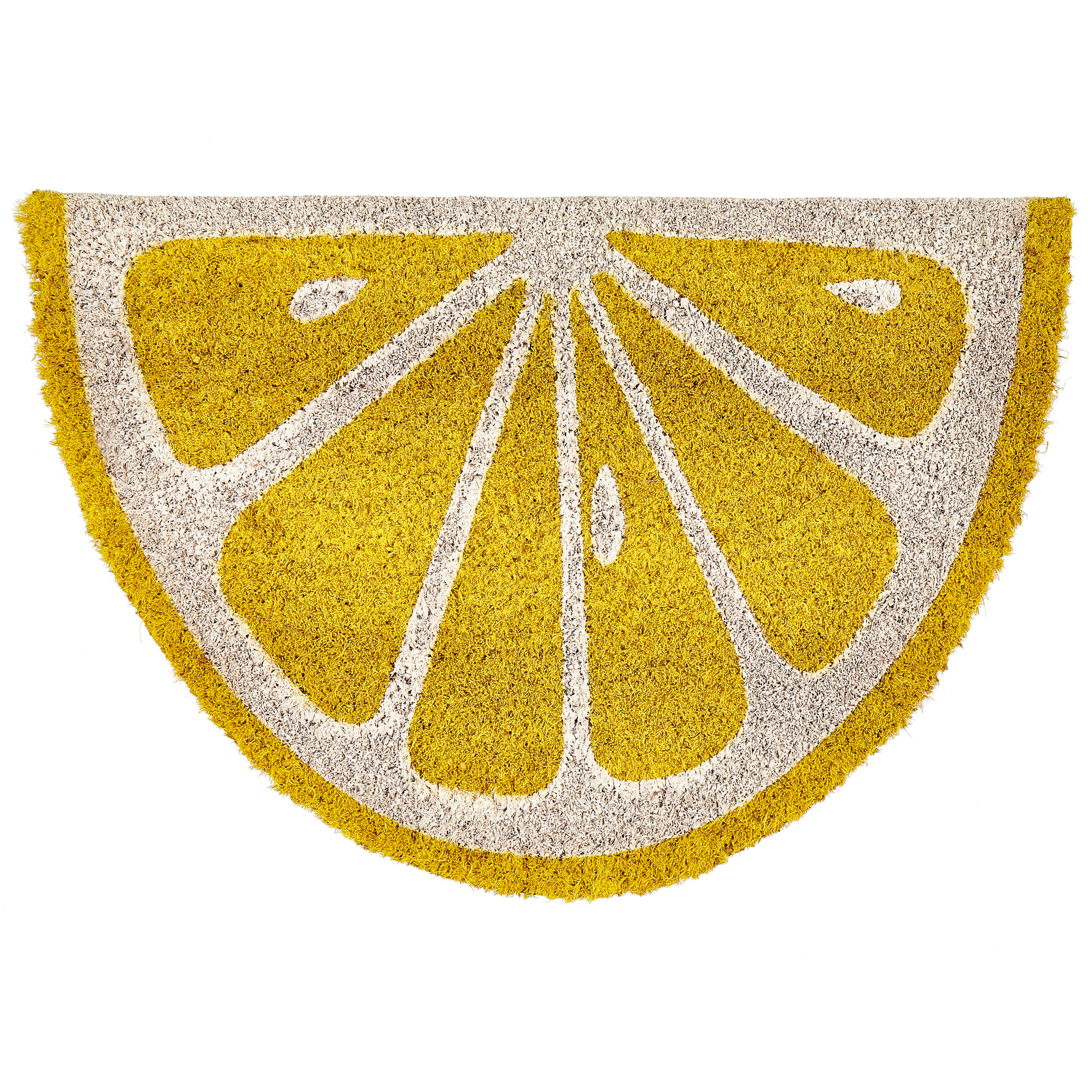 Ovimatto IJEN Keltainen 40 x 60 cm kookoskuitu