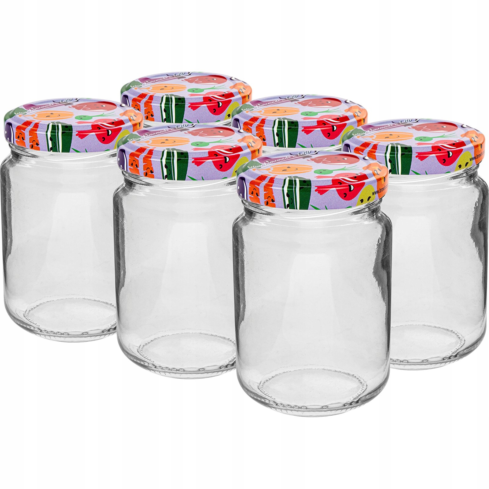 Kierrekorkilla varustettu lasipurkki TO fi53 156ml - 6 kpl