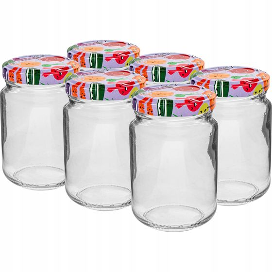 Kierrekorkilla varustettu lasipurkki TO fi53 156ml - 6 kpl