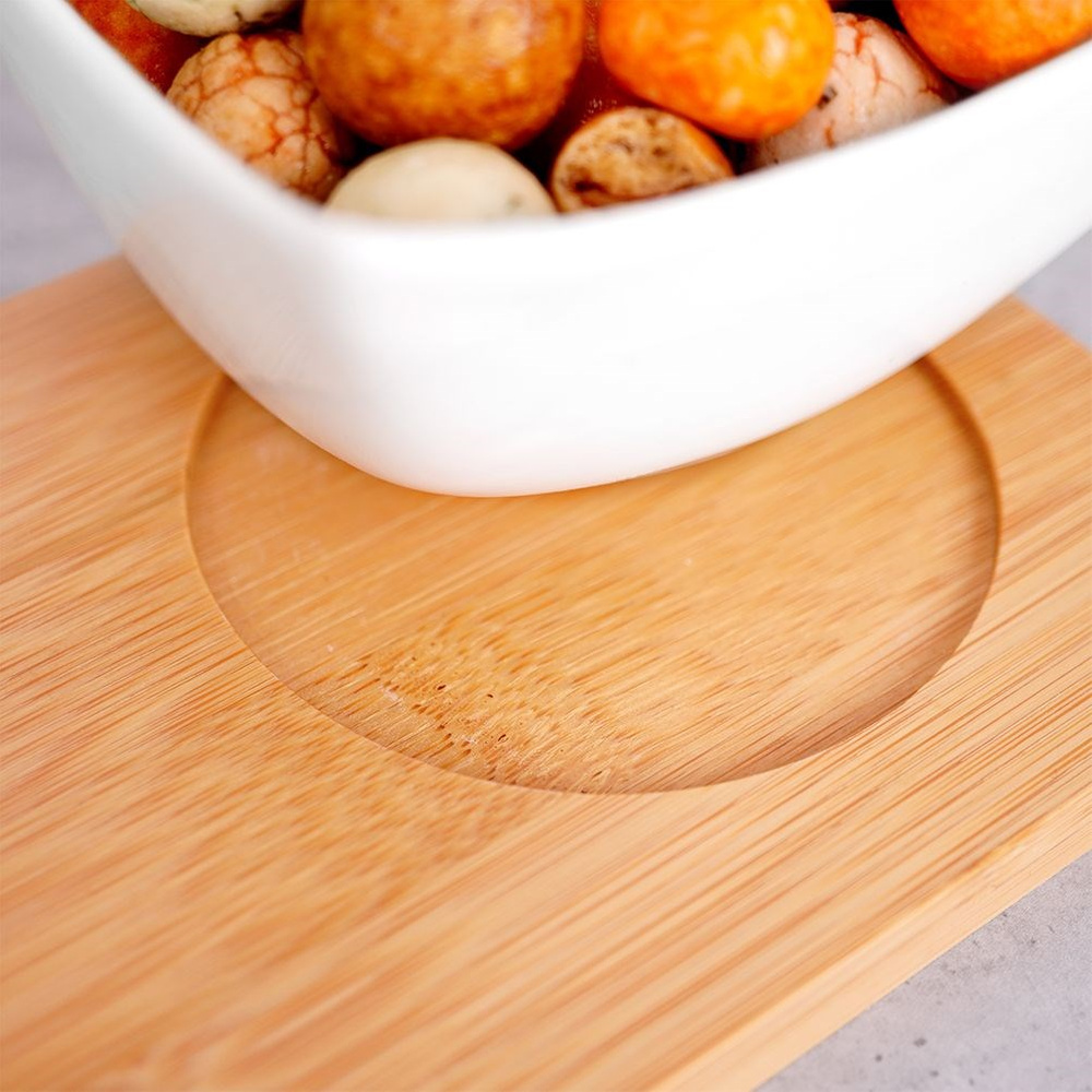 Valkoisia posliinikulhoja, 30 cm, 4 kpl.