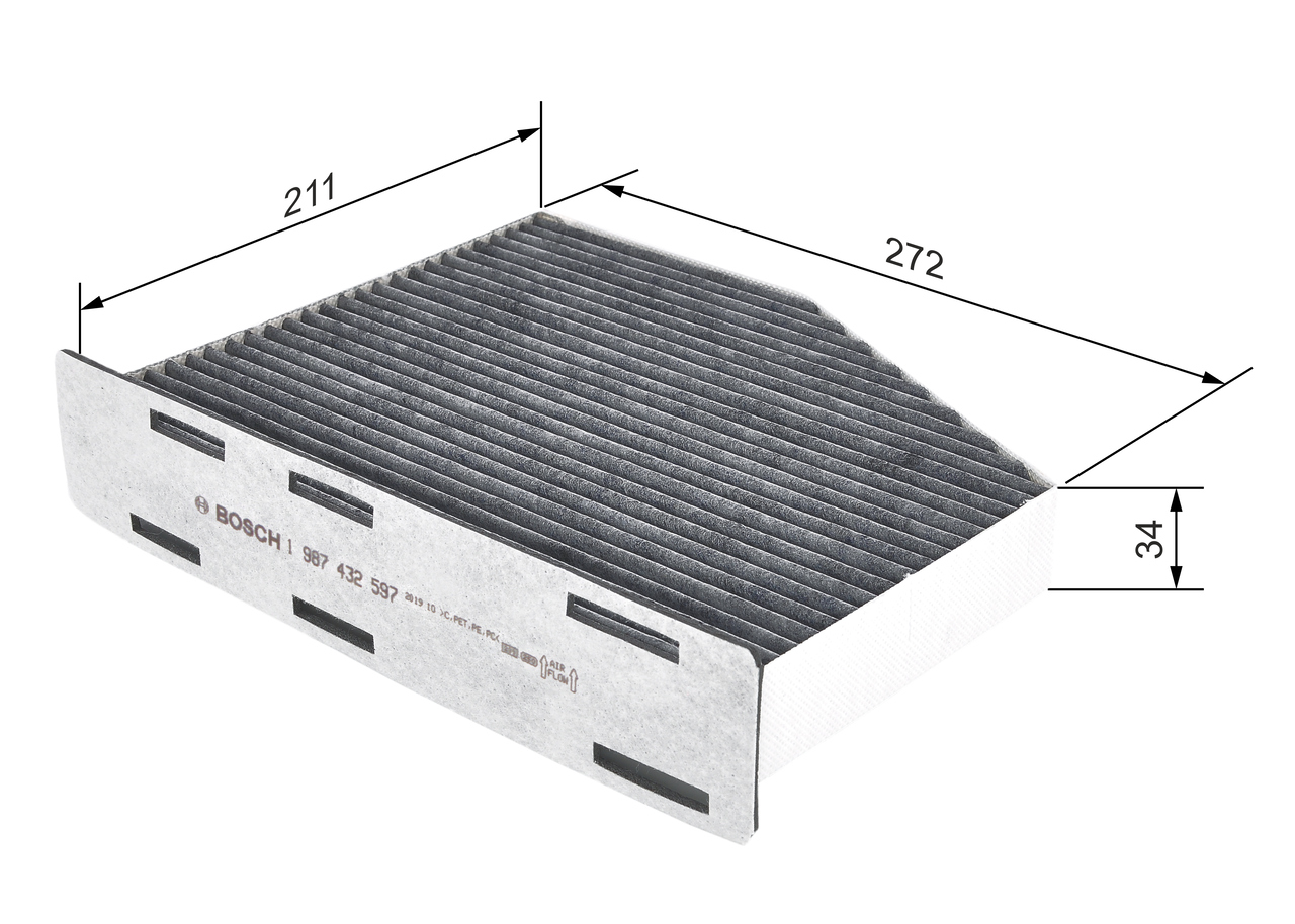Bosch Ohjaamosuodatin 1987432597