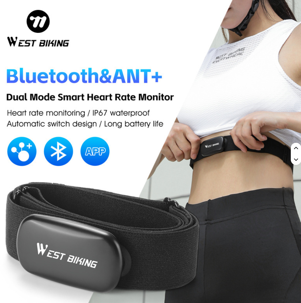 Älykäs sydämen sykkeen näyttö ANT+/Ble 4.0 (BLE)