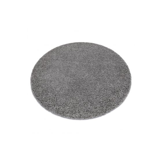 Matto SOFFI pyöreä shaggy 5 harmaa