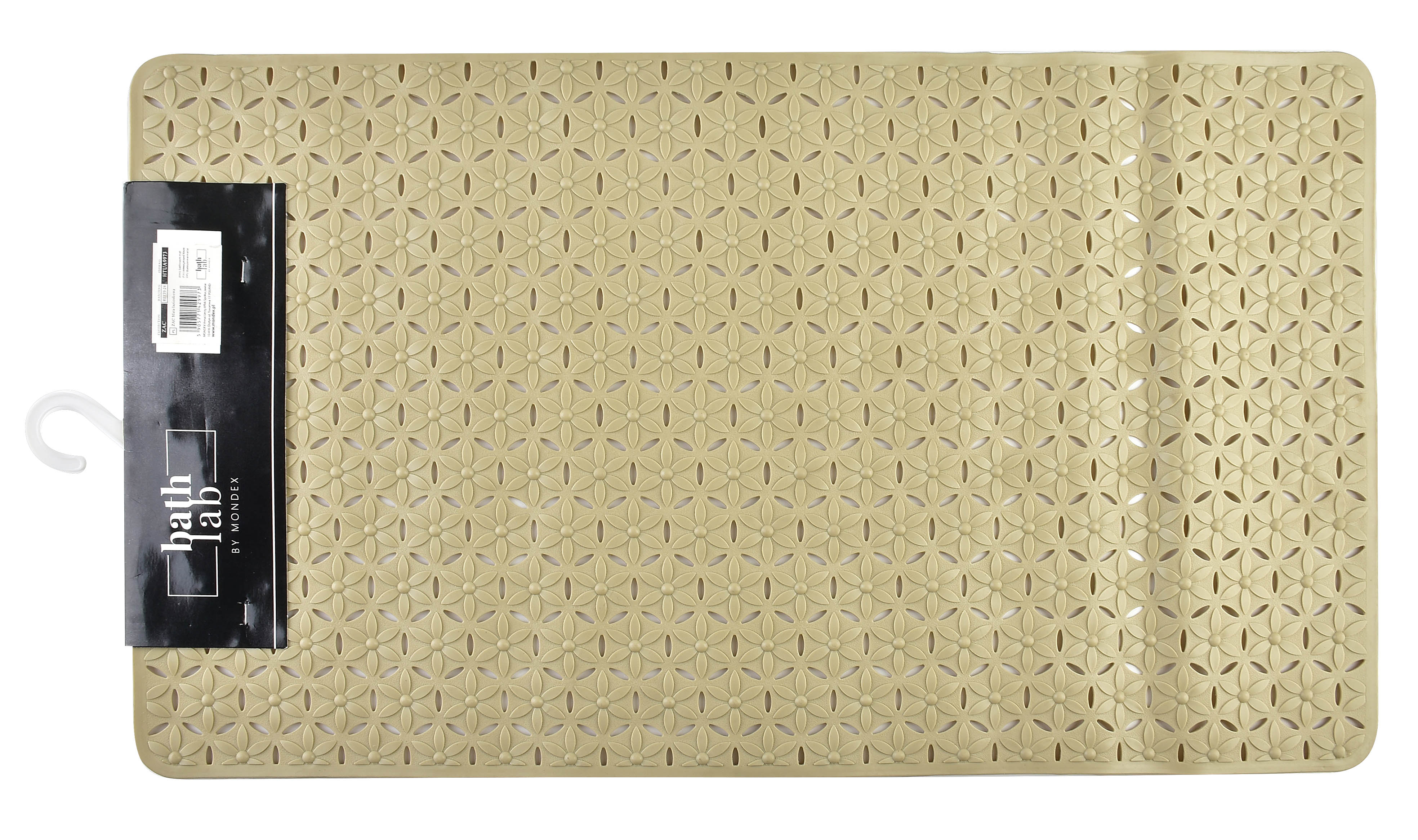 Kylpyhuonematto muovi ZAC 43x76 cm vaaleansininen 1 kpl
