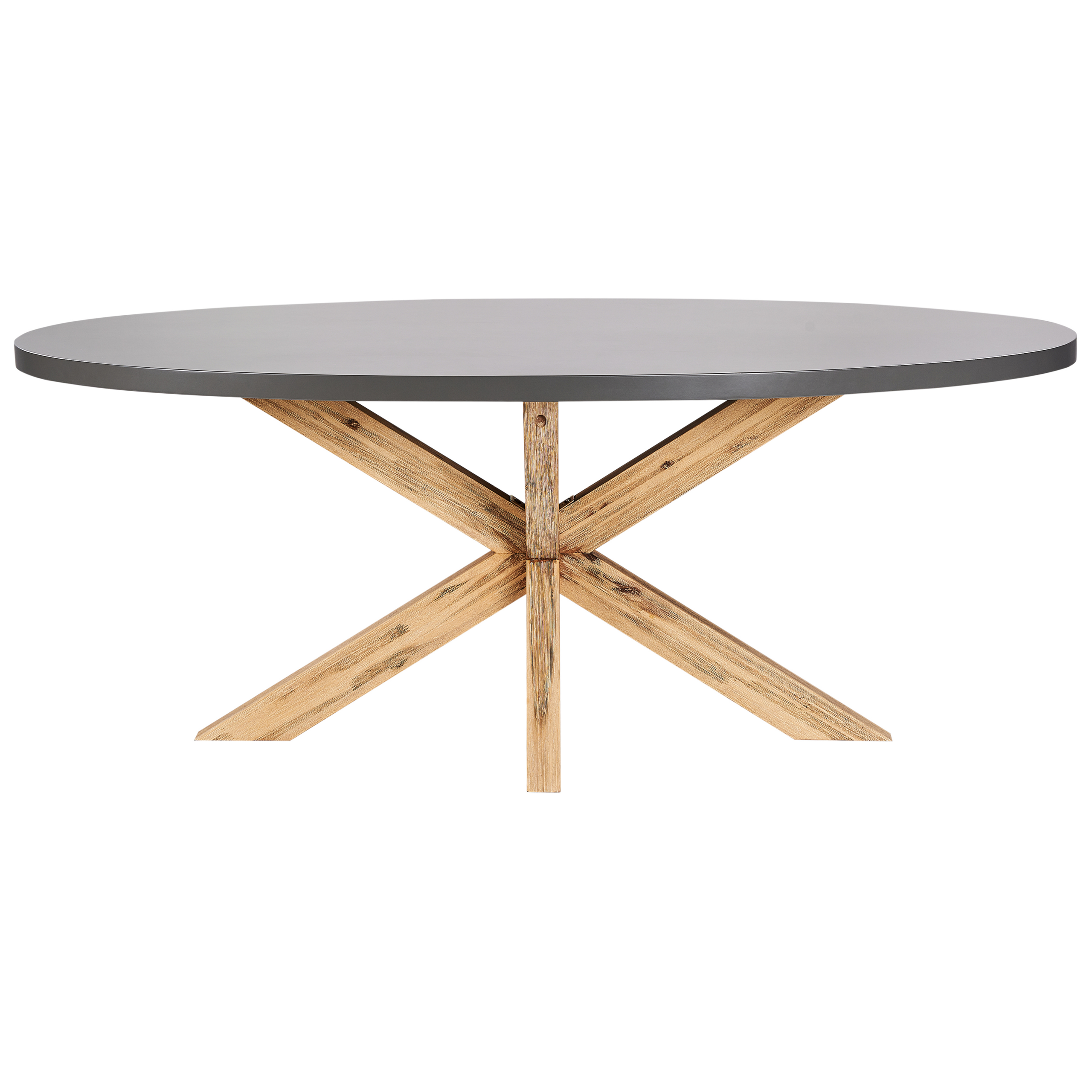 Puutarhapöytä ORISTANO 190 cm 100 cm betoni Harmaa