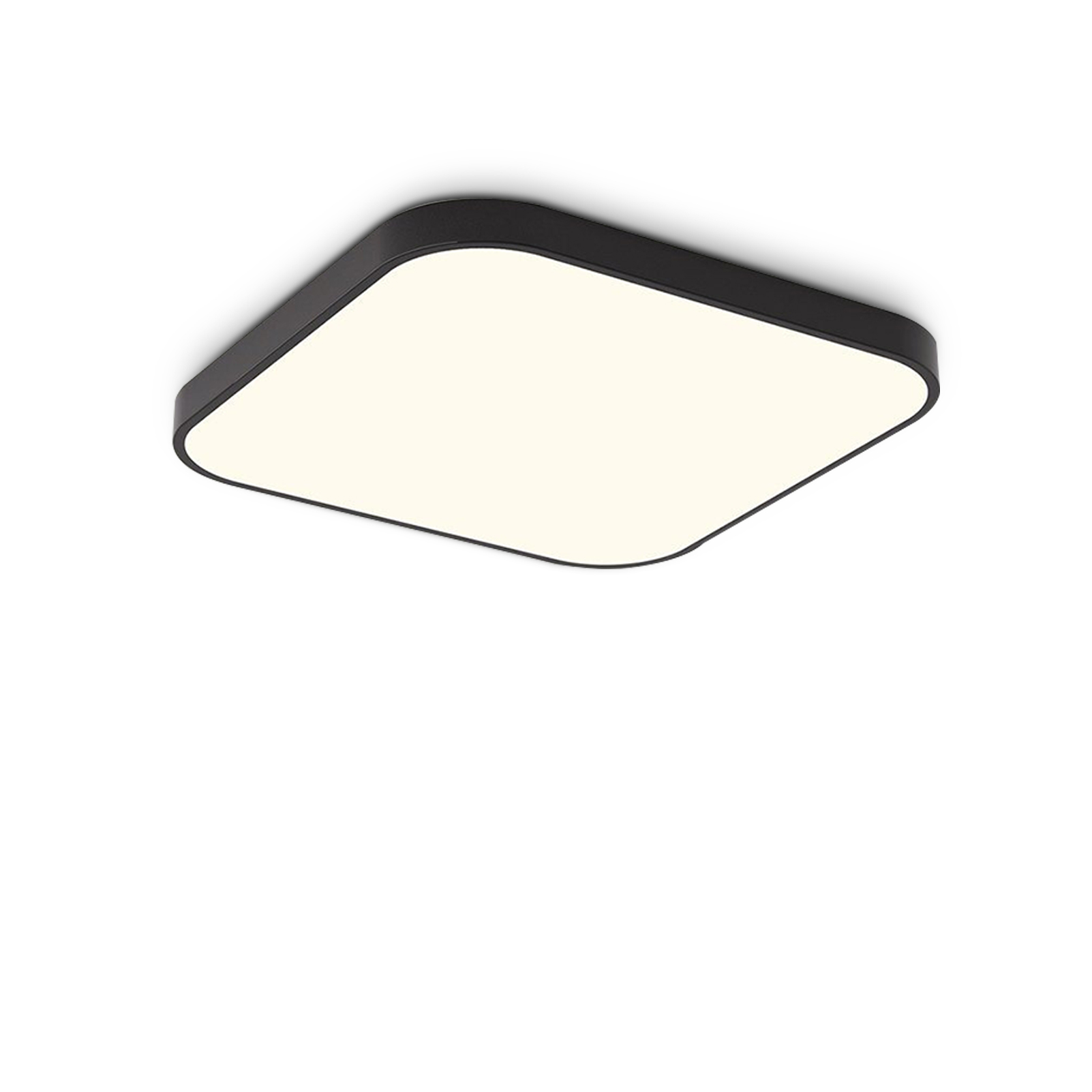 NETTLIFE LED - kattovalaisin, 4000K, 19W, 27cm, makuuhuoneen ja Keittiön valaisin, musta neliöKylpyhuone IP44Kylpyhuoneen valaisin