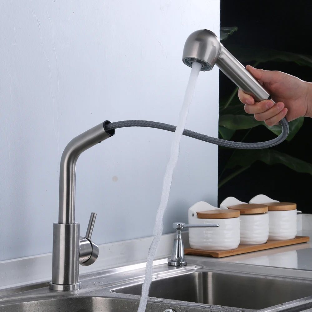 REA Keittiöhana TROY 235 harjattu nikkeli, 23,5X5,5X34CM