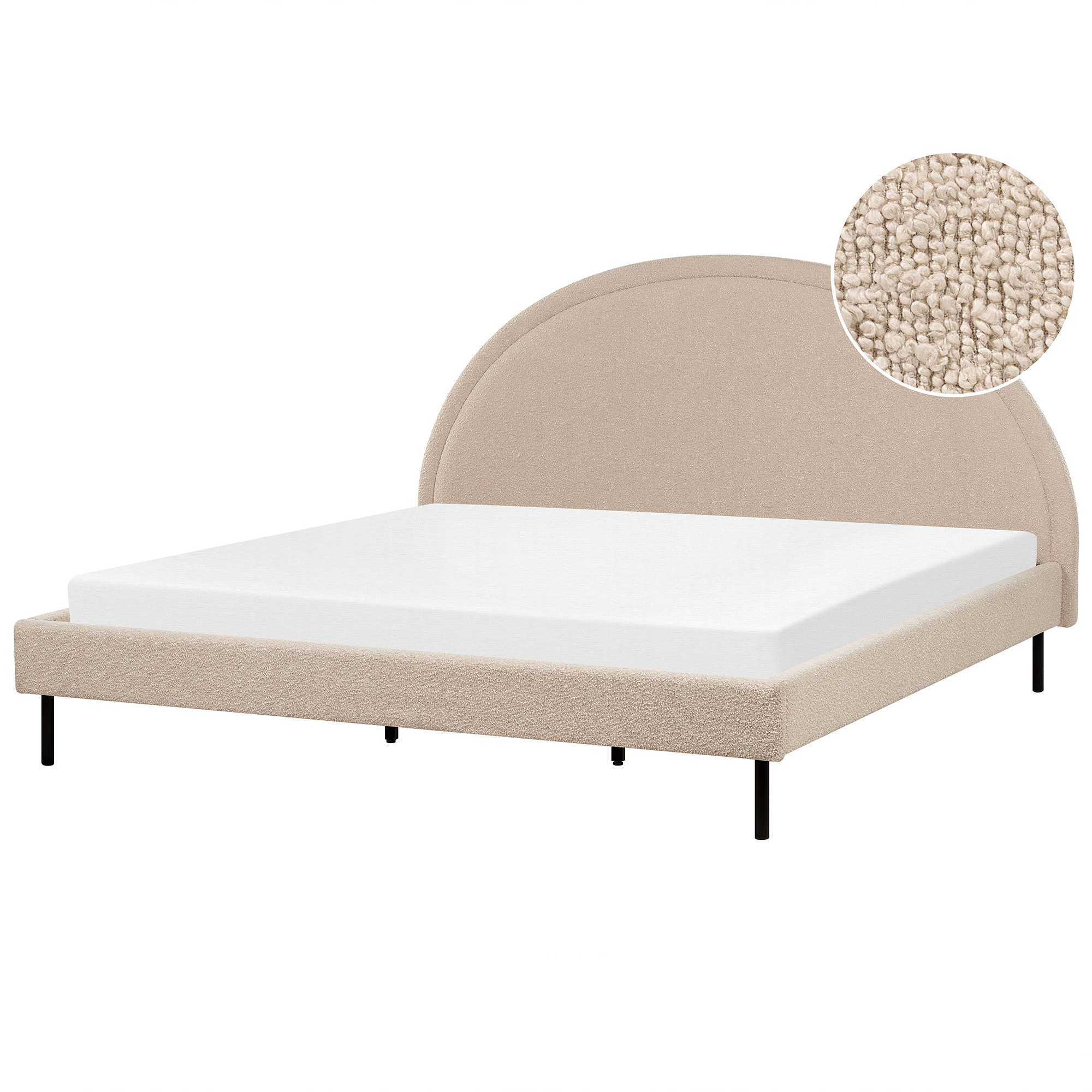 Sänky Buklee MARGUT 180 x 200 cm Beige