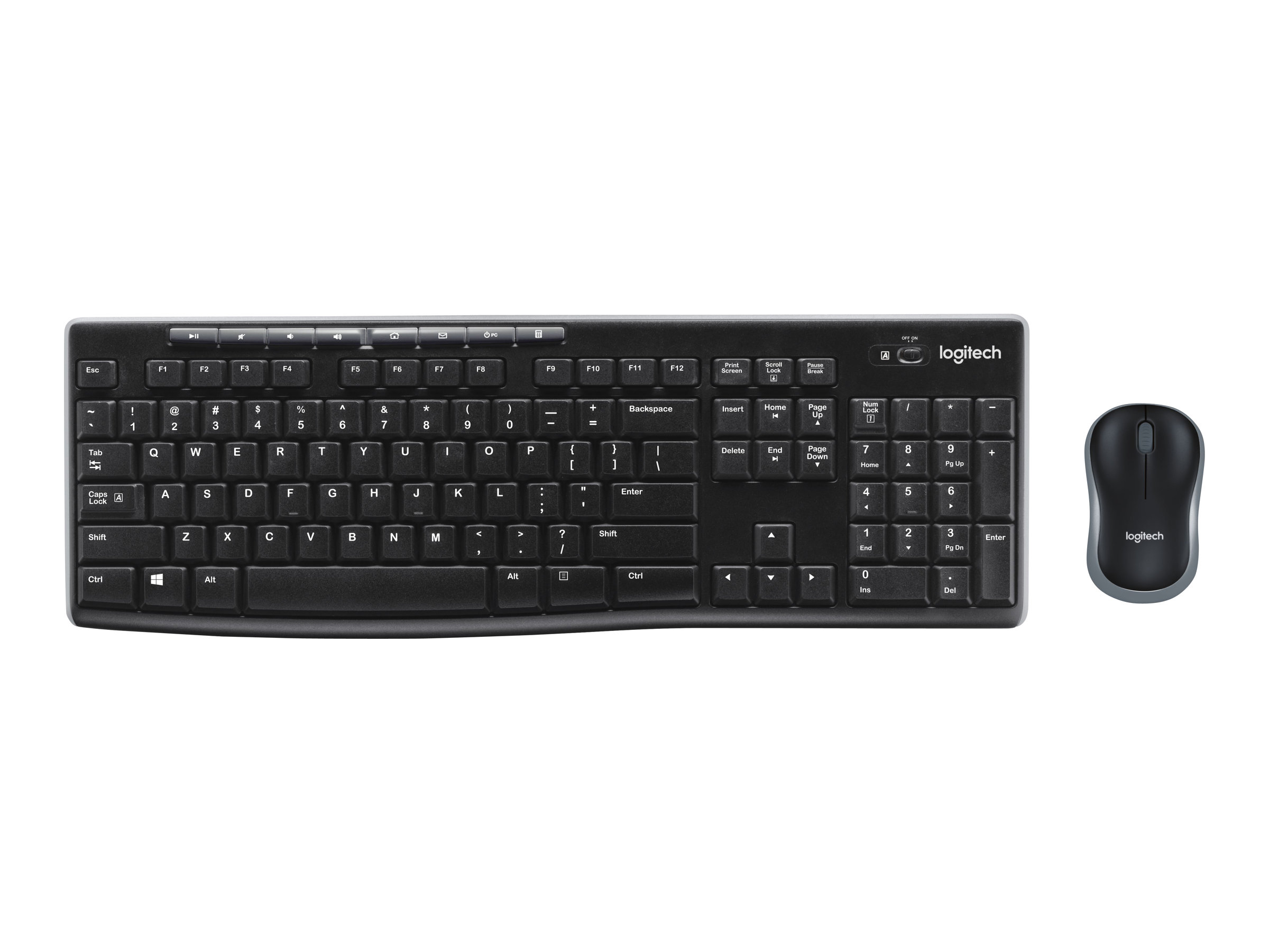 Logitech Näppäimistö ja hiiri -paketti MK270