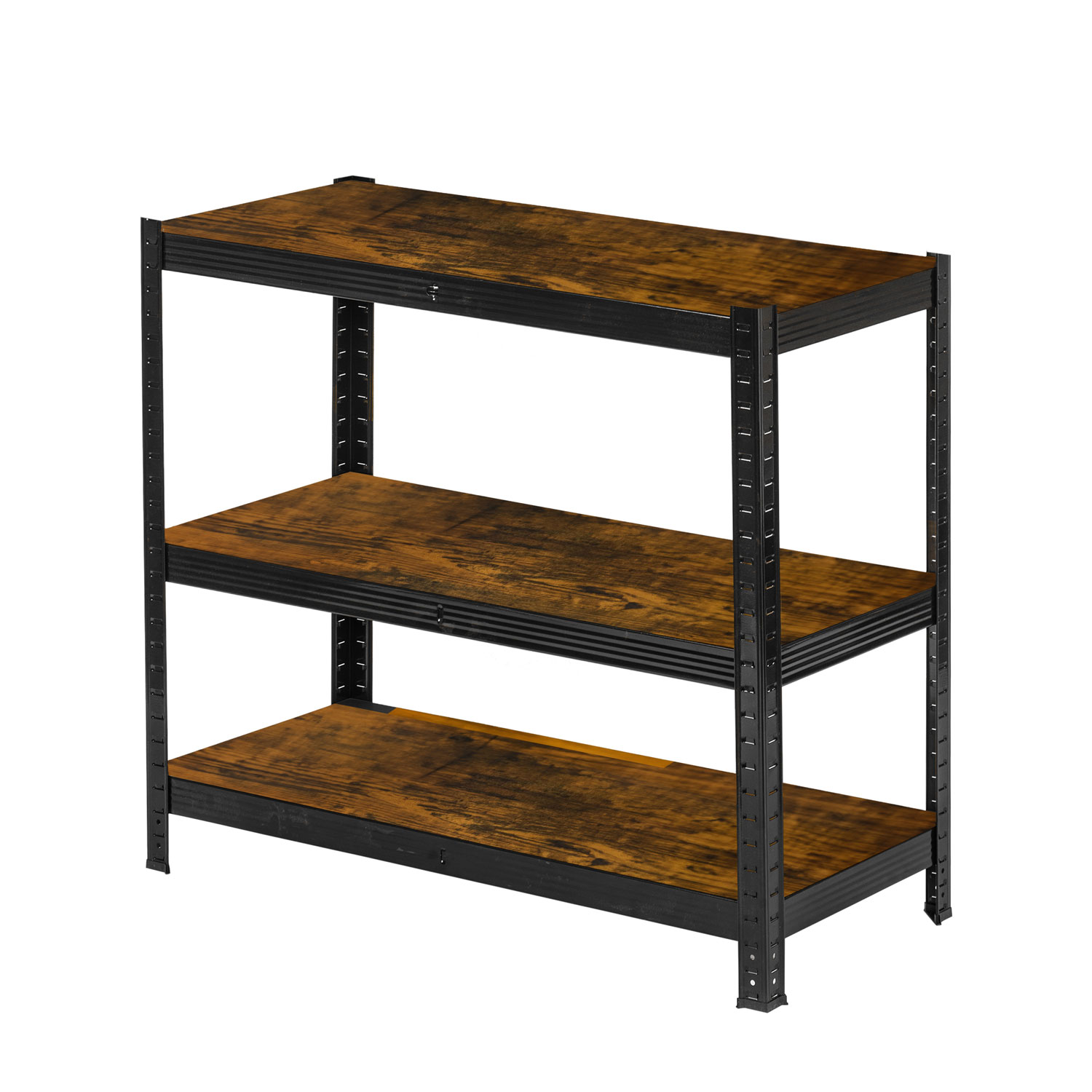 Humberg HR-852 Metallinen Säilytyshylly 180 x 90 x 40 cm Musta