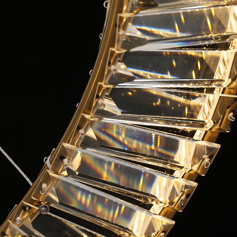 TOOLIGHT riippuva kattovalaisin APP1201-CP CRISTAL kulta, 5x5x98cm