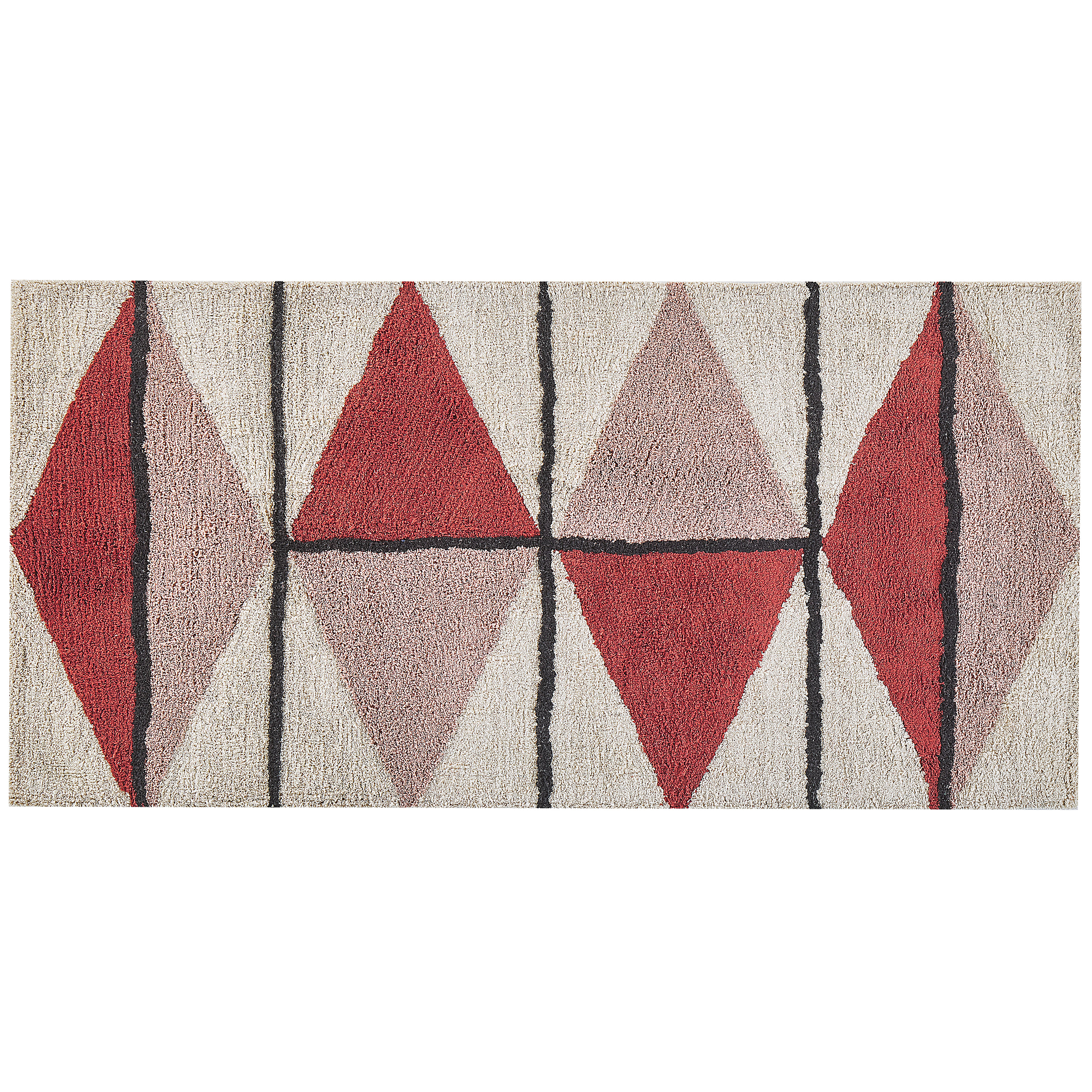 Matto PURNIA Monivärinen 80 x 150 cm Puuvilla
