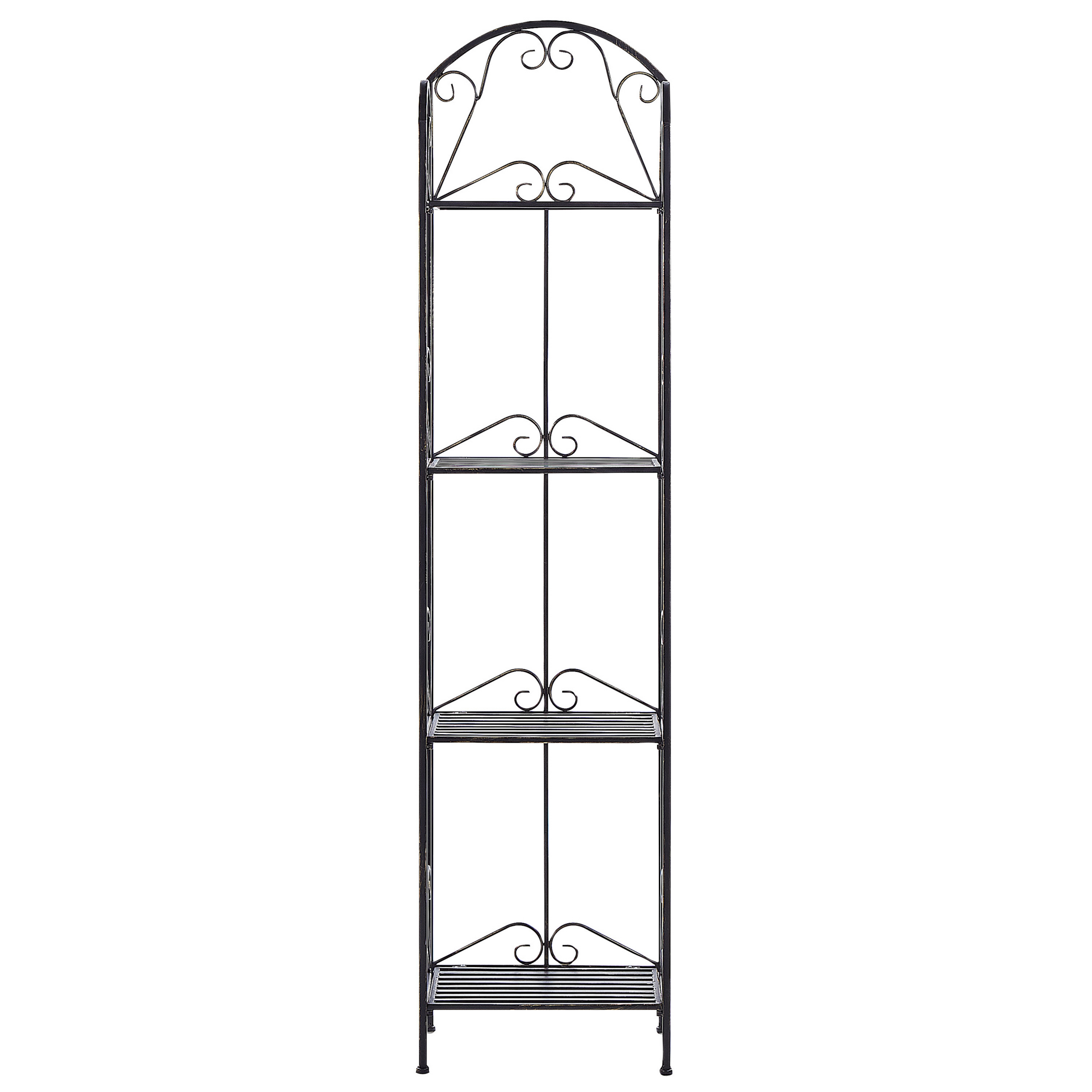 Hylly VALDIVIA metalli Musta