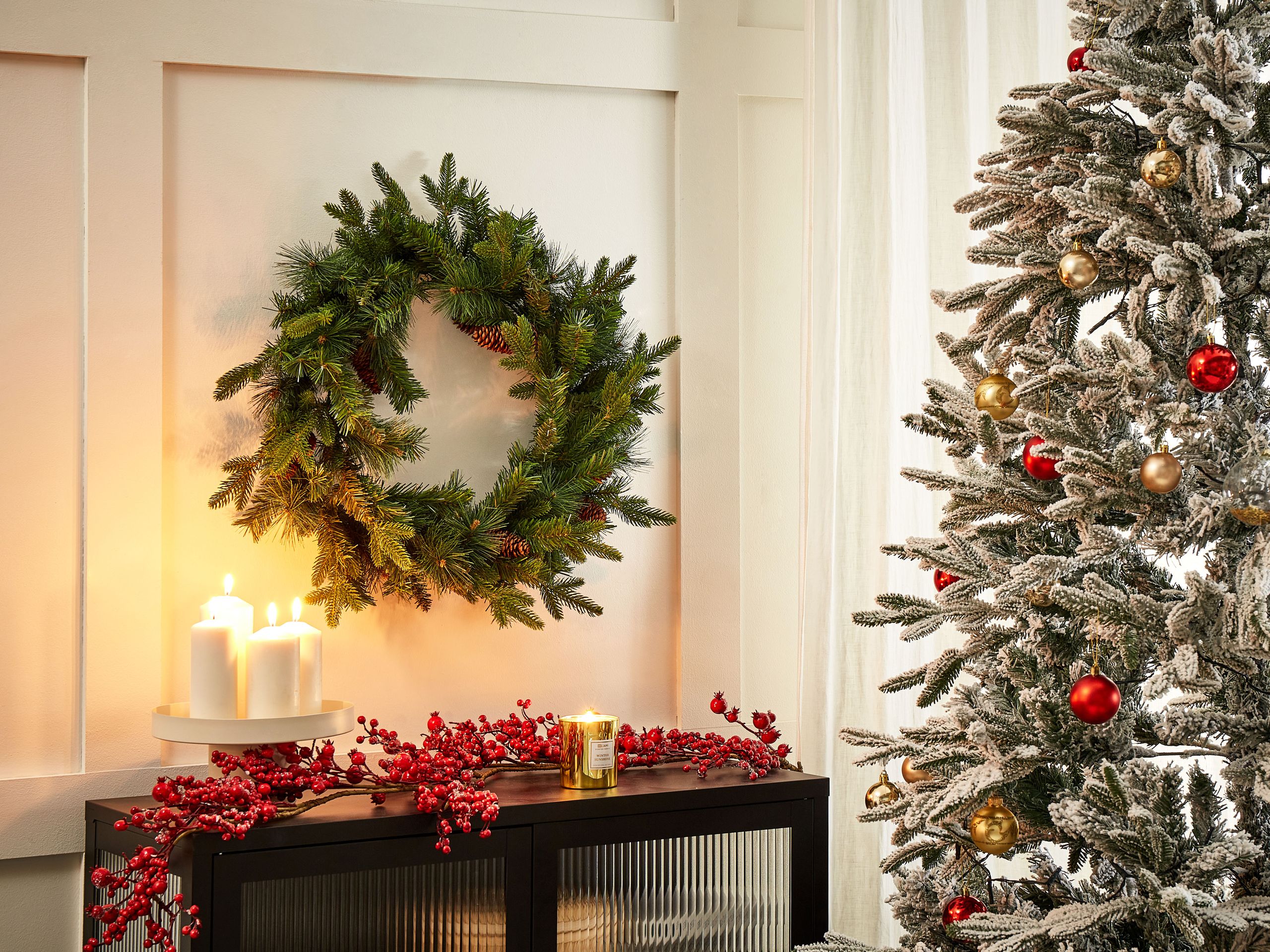 Joulukranssi KAMERUN Vihreä 60 cm