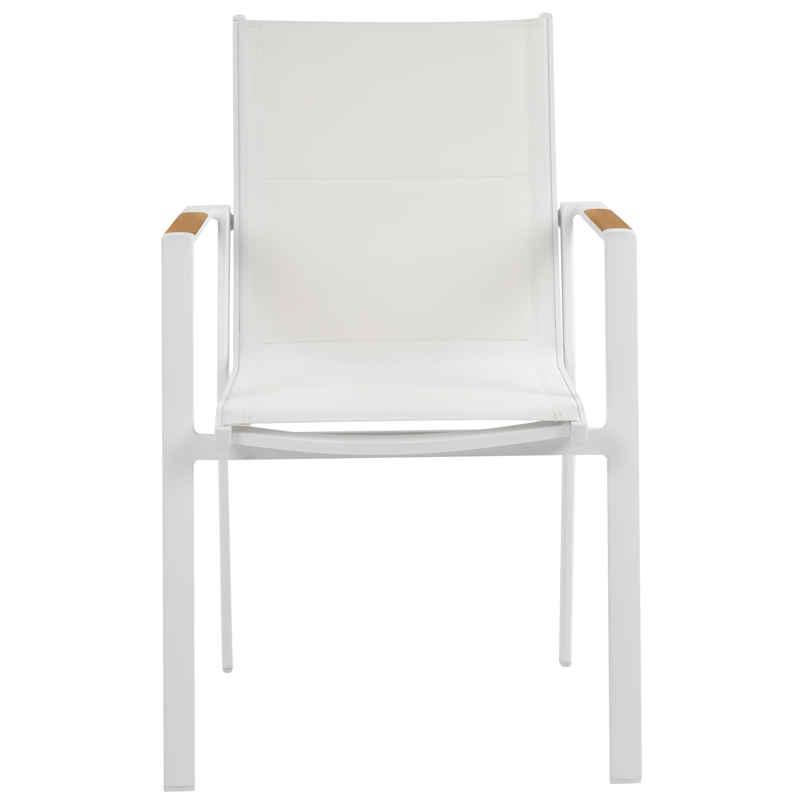 Puutarhatuolisetti 6 kpl BUSSETO metalli Valkoinen