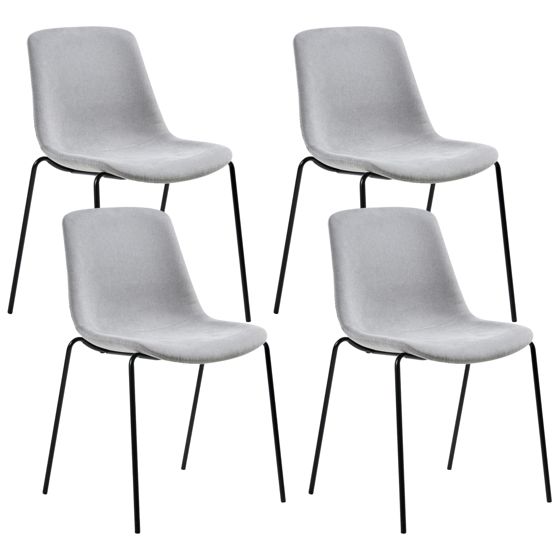 Ruokatuolisetti 4 kpl TILLER Kangas Harmaa