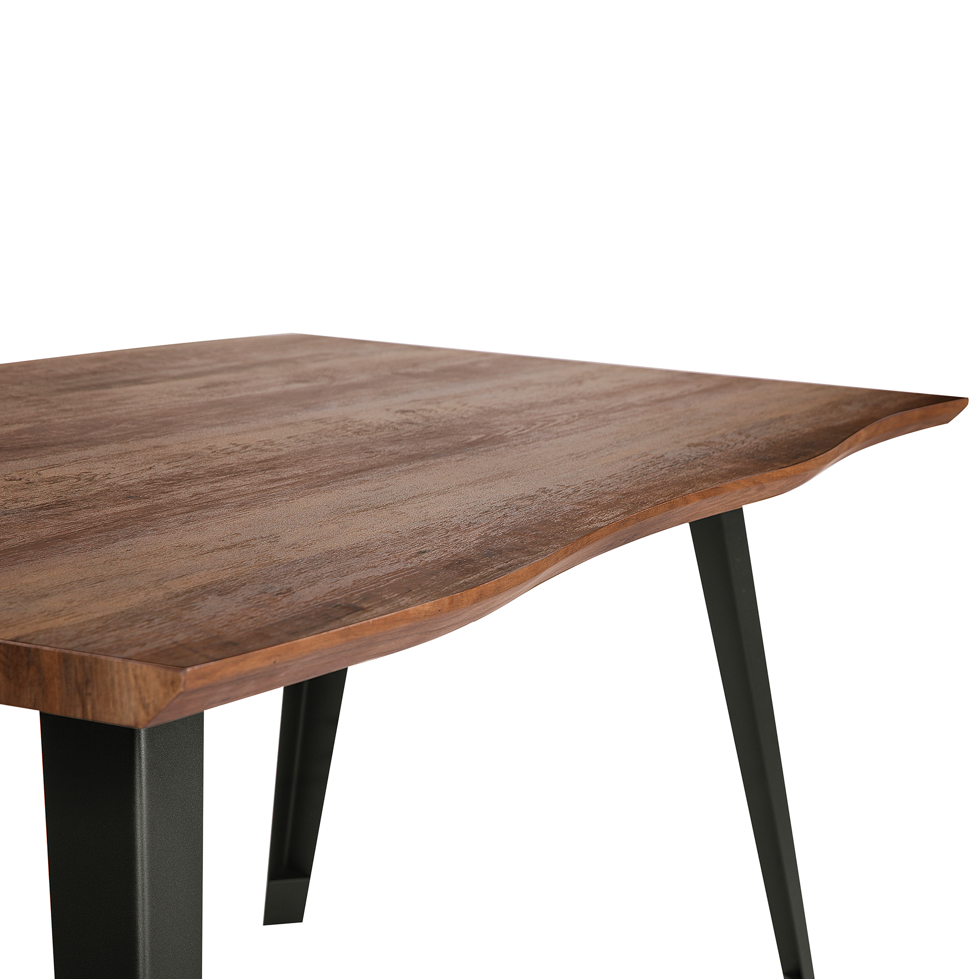Ruokapöytä WITNEY Tummanruskea 160 cm 90 cm