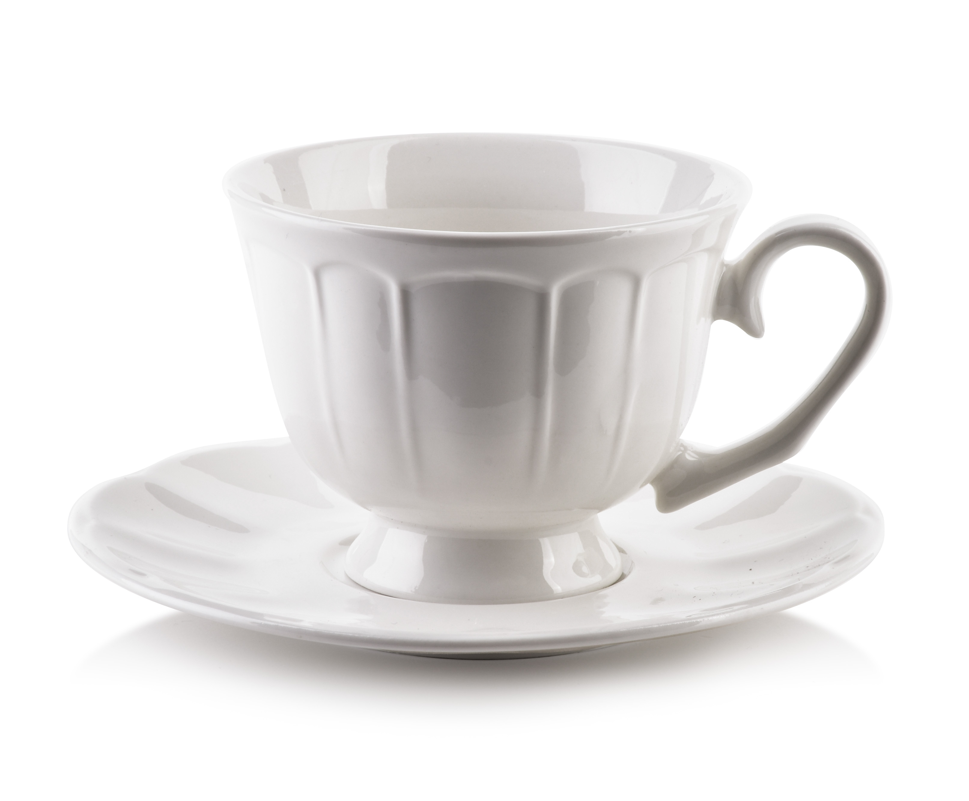 Kahvikuppi + aluslautanen Bone China Mondex HELLA 250 ml Valkoinen 1 kpl
