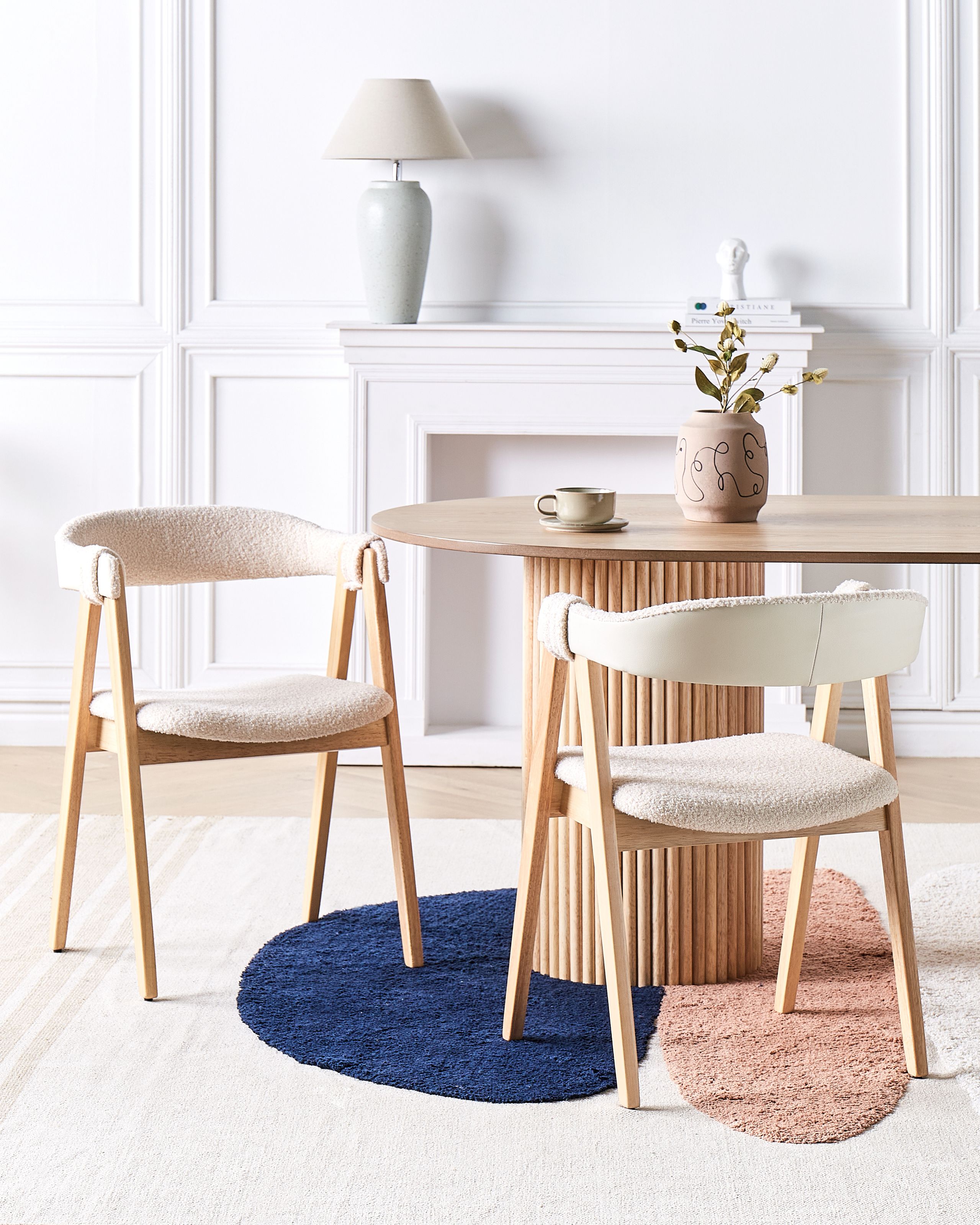 Ruokatuolisetti 2 kpl DAY buklee Vaaleanruskea/beige