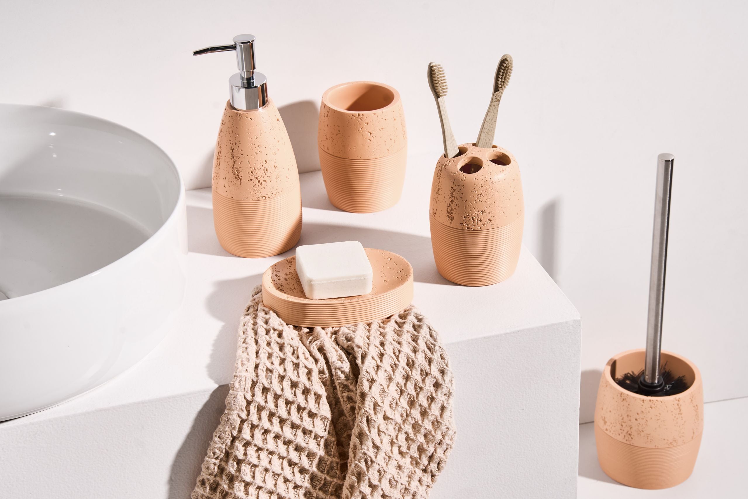 Kylpyhuonesetti 5 osaa YARAPA Oranssi