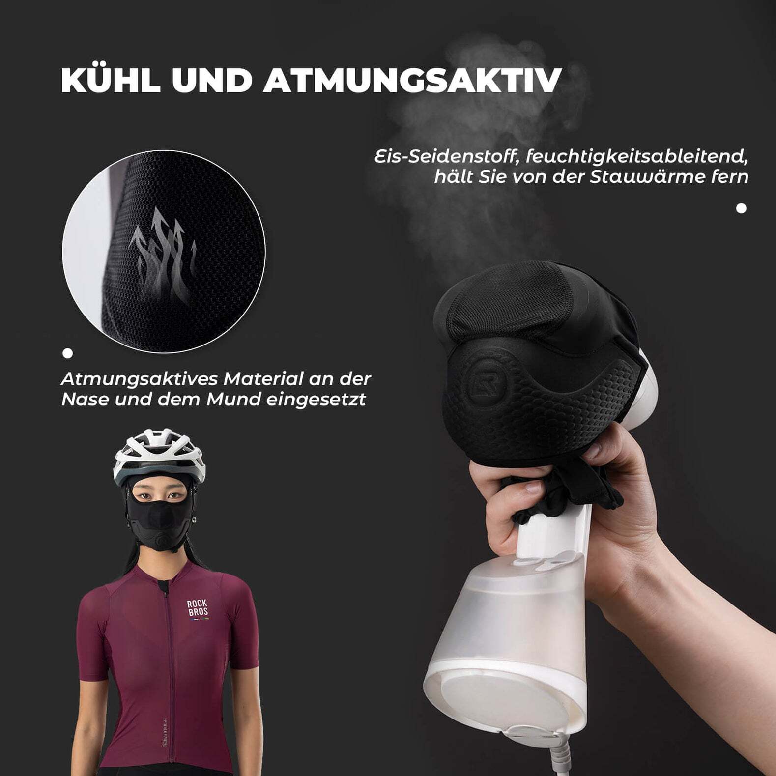 ROCKBROS Kesähuppu Pehmustettu