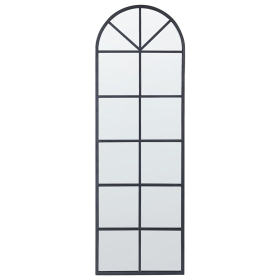 Seinäpeili BROUAGE 40 cm 120 cm metalli Musta