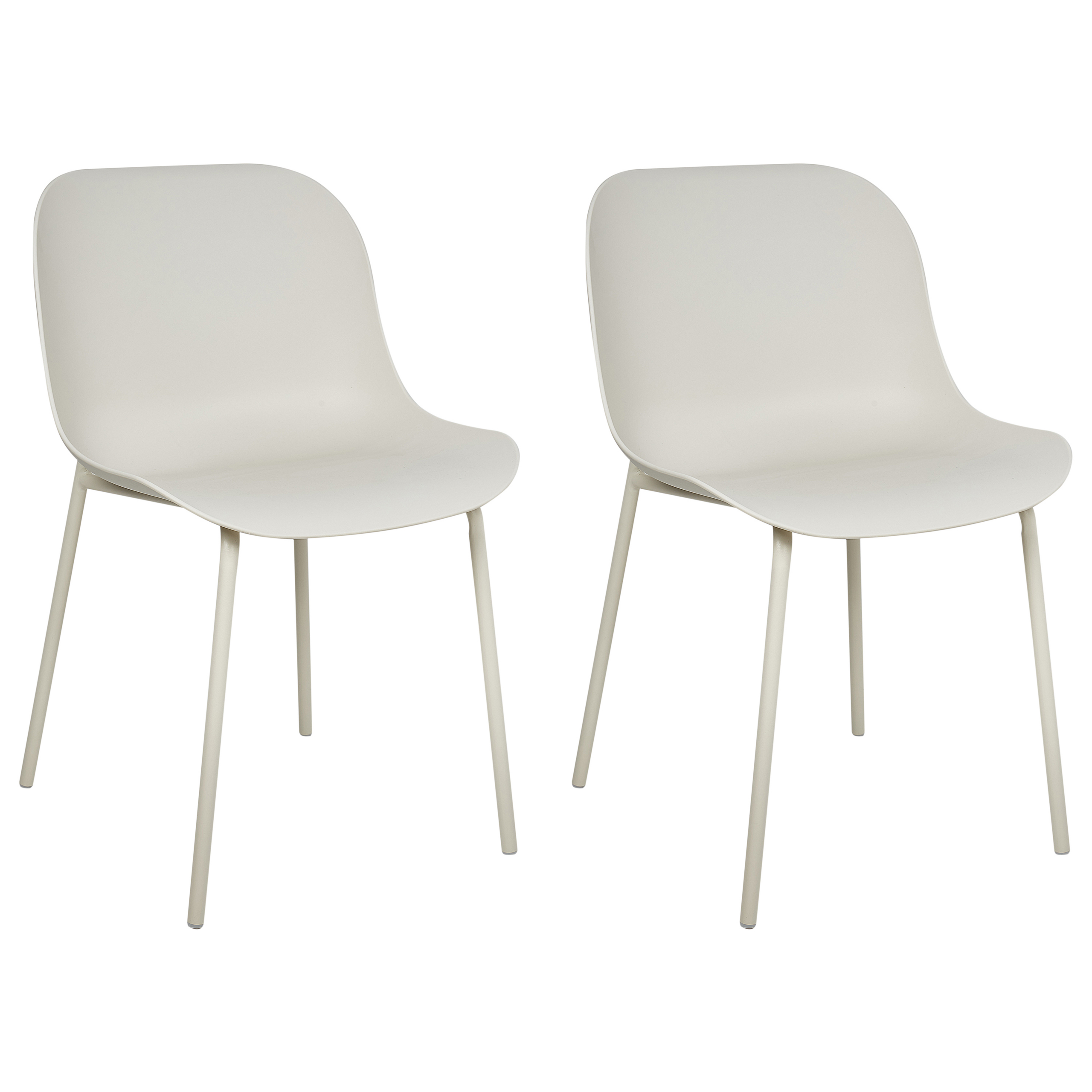 Ruokatuolisetti 2 kpl BELOIT Vaaleanbeige
