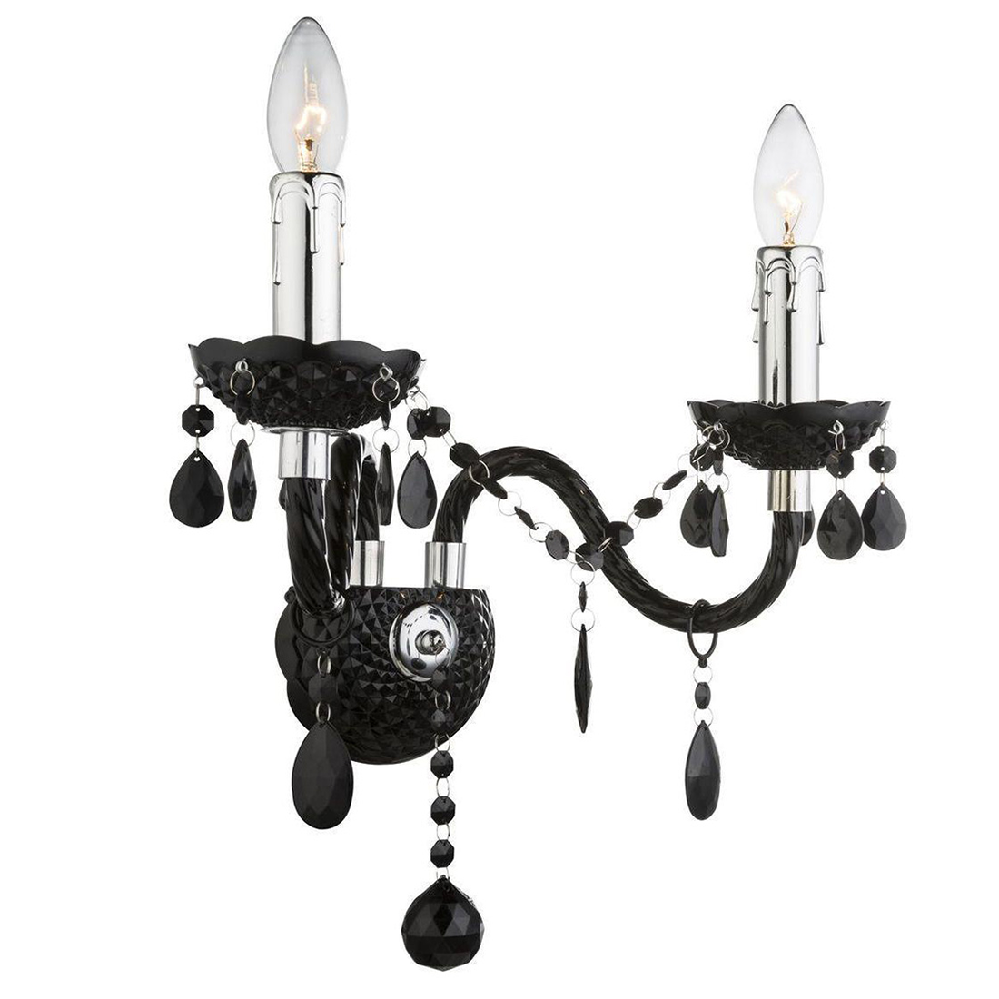 TOOLIGHT seinävalaisin EBT018-2W Musta, 18x40x36cm