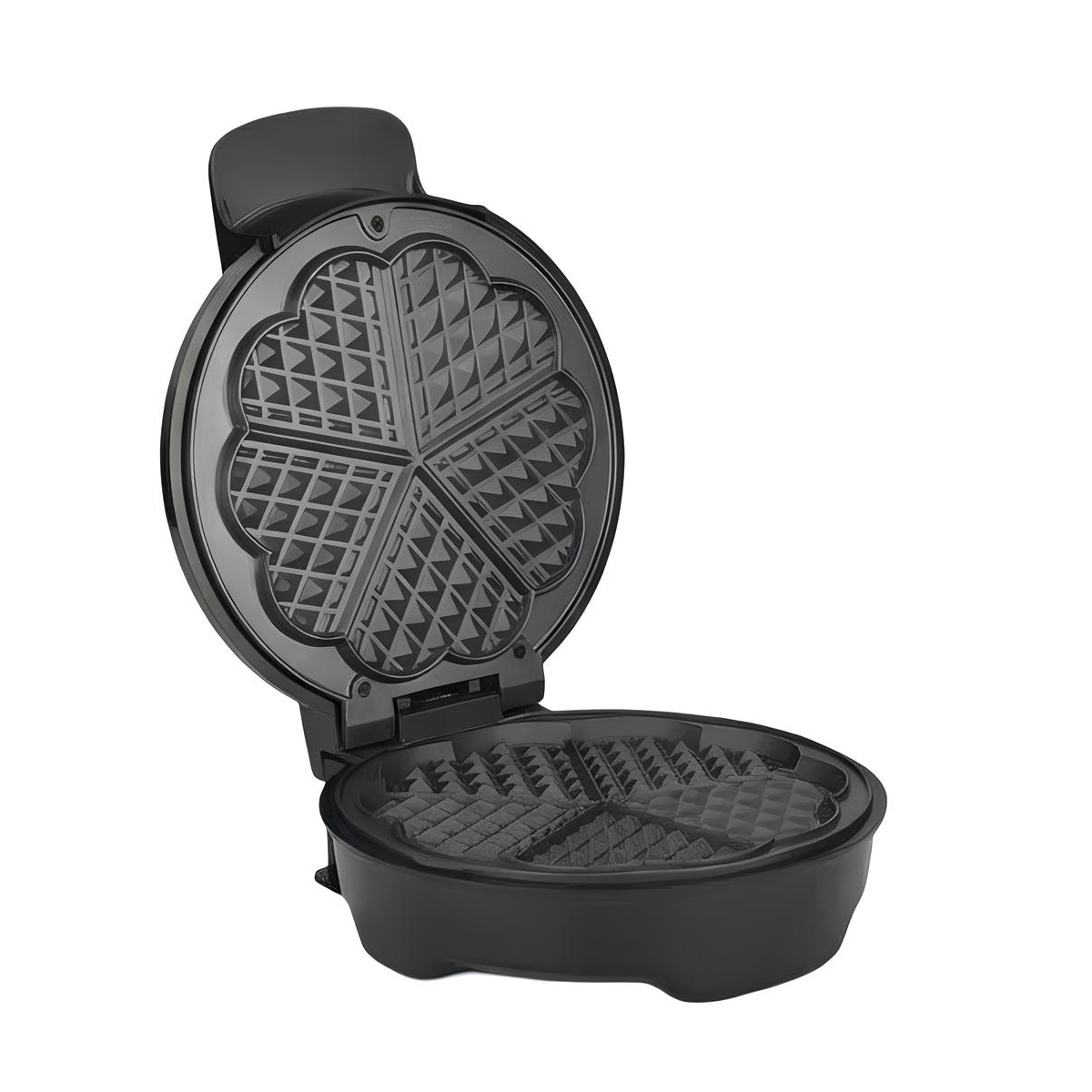 Sähköinen vohvelirauta 1000W, tarttumaton kaksoislevy sydämen muodossa