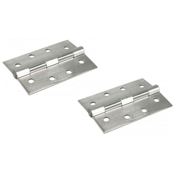 Kestävä sarana 63 x 44 mm, kiinteä tappi, ruostumaton teräs – 1 pari – 2 kpl