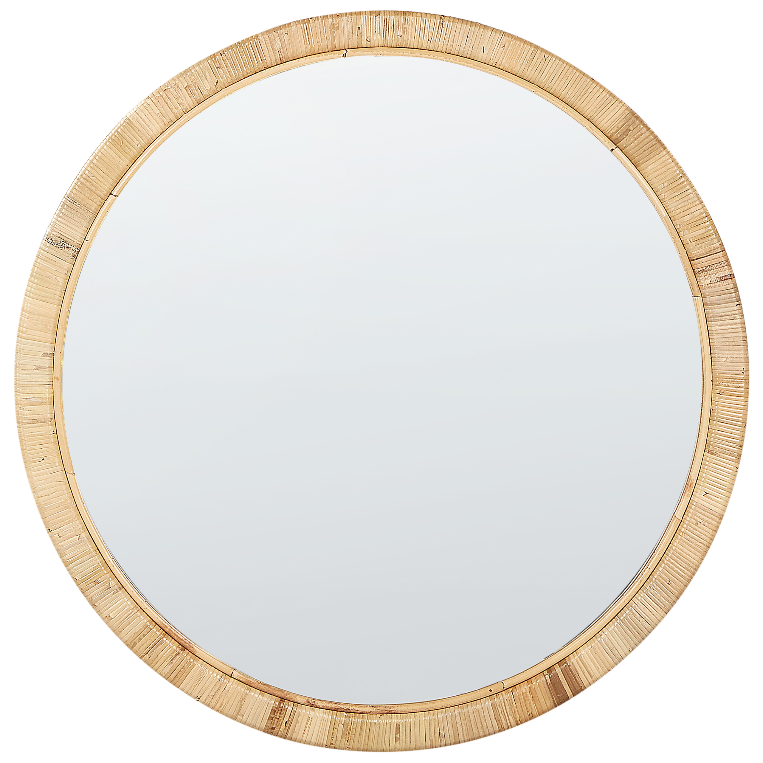 Seinäpeili ANLEZY 80 cm 80 cm rottinki Luonnonväri