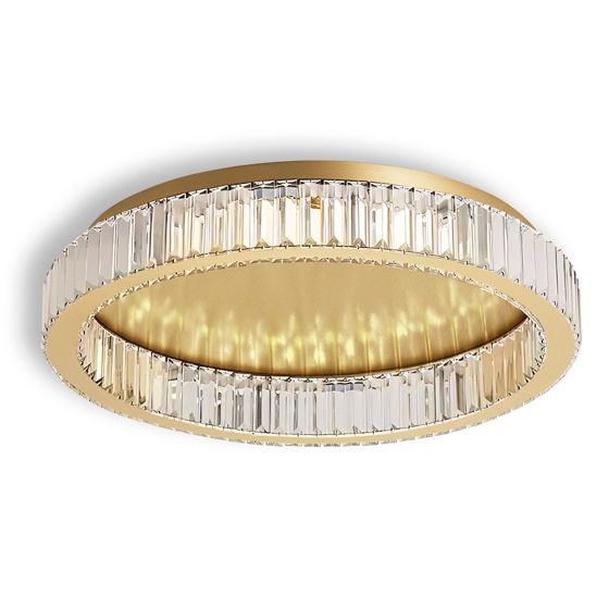 TOOLIGHT plafondi APP1724-C harjattu kulta, 59x59x11cm