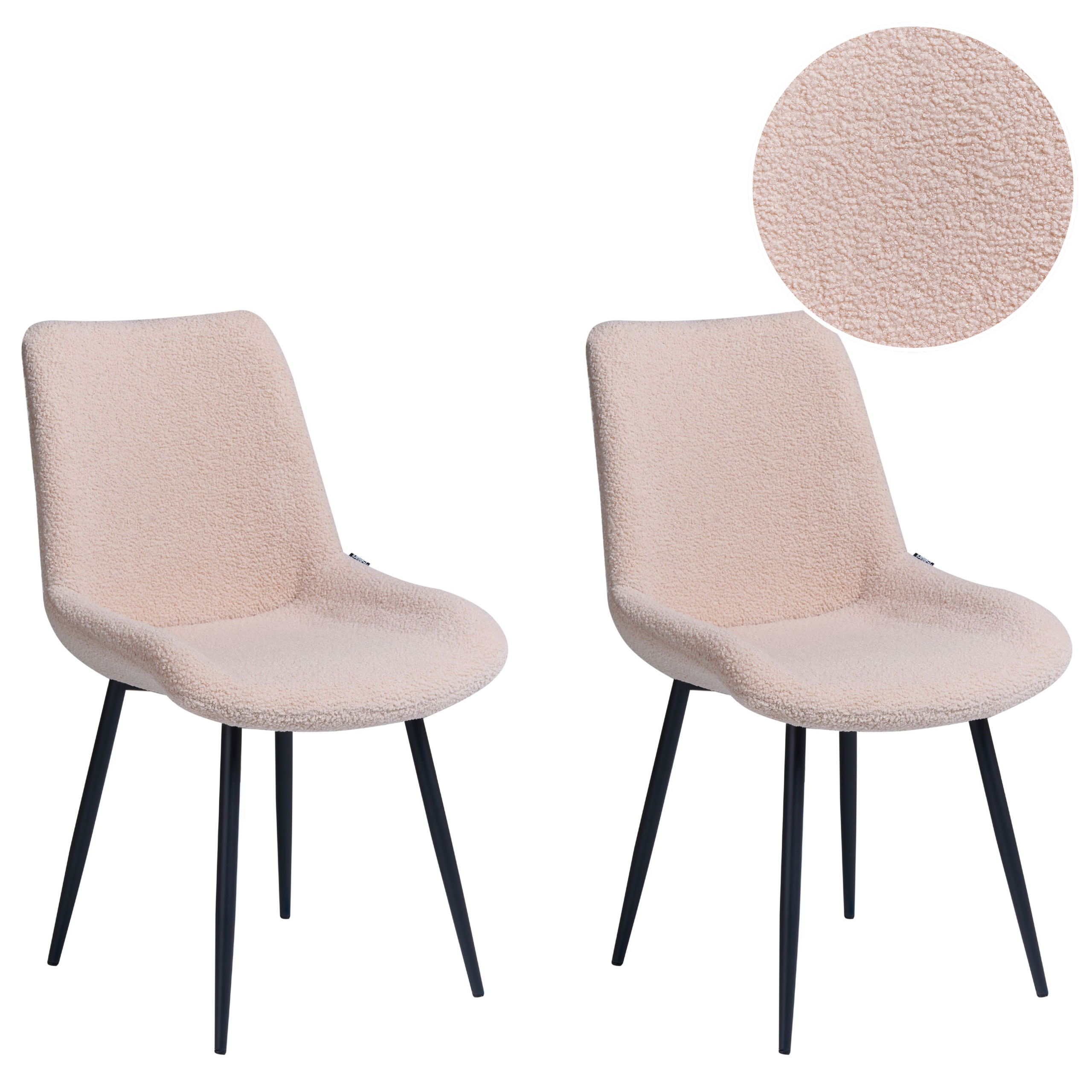 Ruokatuolisetti 2 kpl AVILLA Buklee Beige