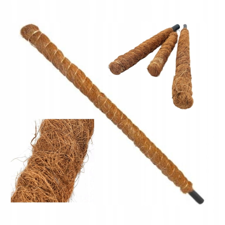 Koristeellinen kookospiippu, ekologinen kasvituki, 150 cm