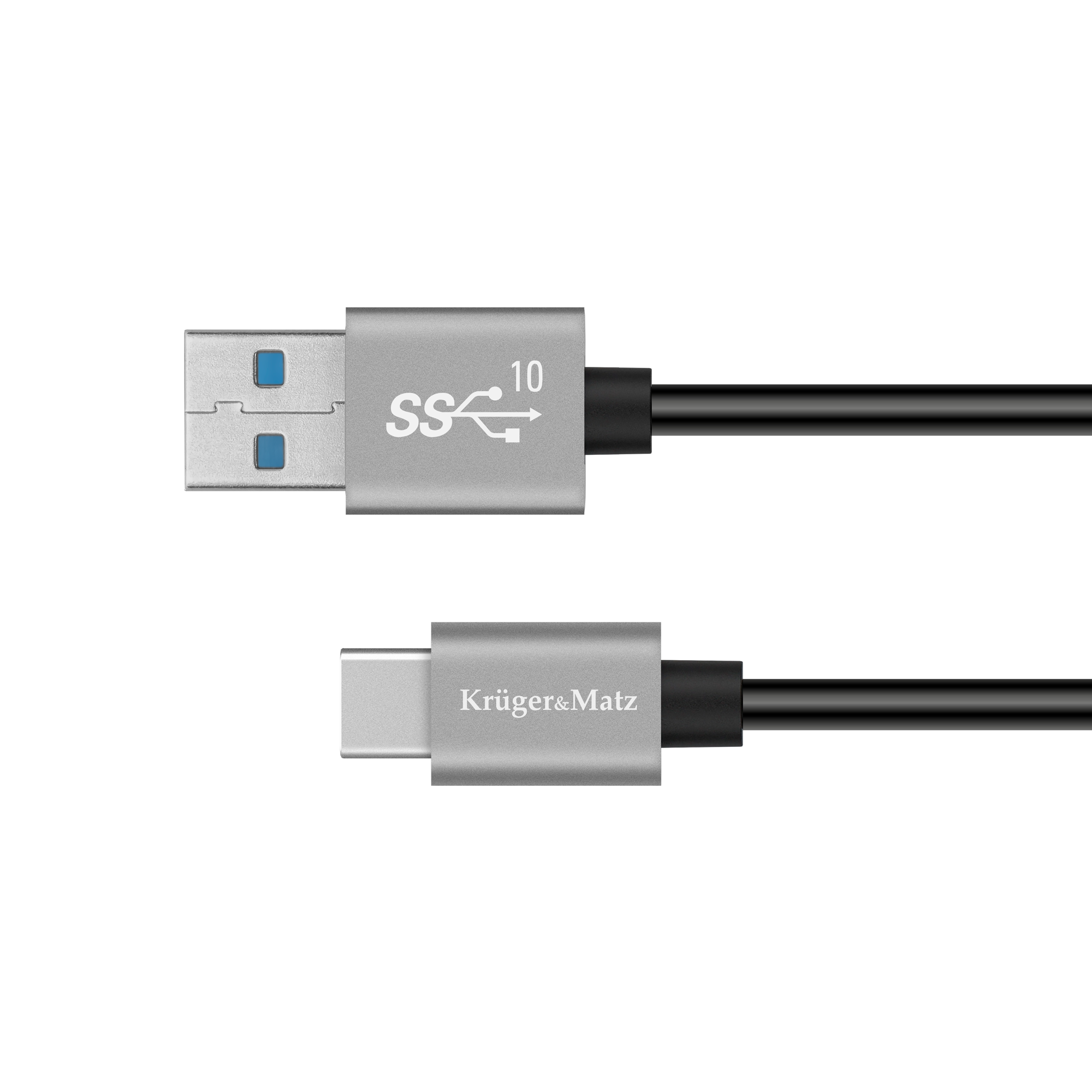 USB - USB-C Type-C -kaapeli 0,5 m 3A Kruger&Matz