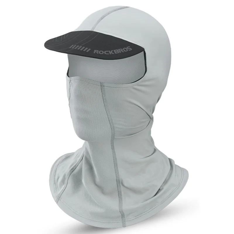 Aurinkosuojaava hengittävä balaklava visiirillä