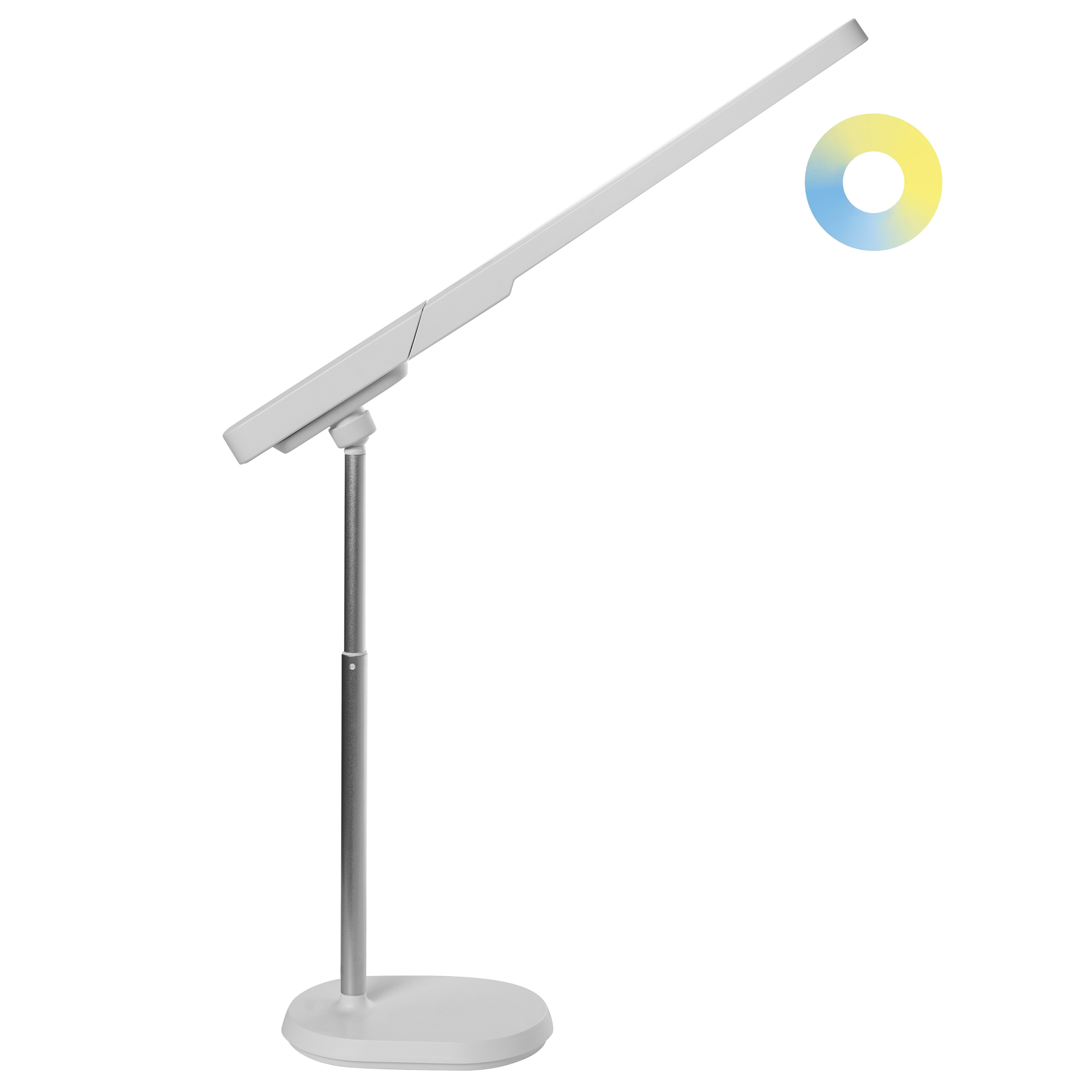 Työpöydän LED-valaisin TUCANA himmentimellä Valkoinen