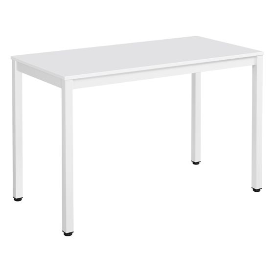TESSA pöytä 120x60 cm, valkoinen, valkoiset jalat