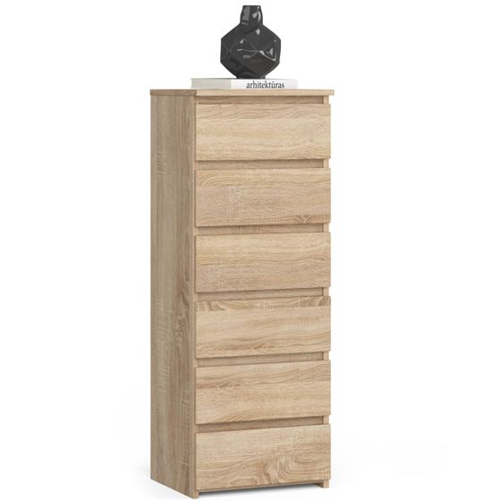 Akord Korkea lipasto Sonoma-tammi 40x35x109