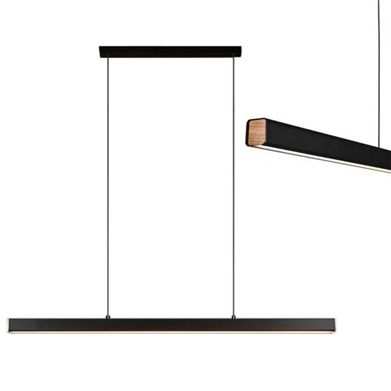 TOOLIGHT riippuva kattovalaisin APP1447-CP musta, 80x4x4cm