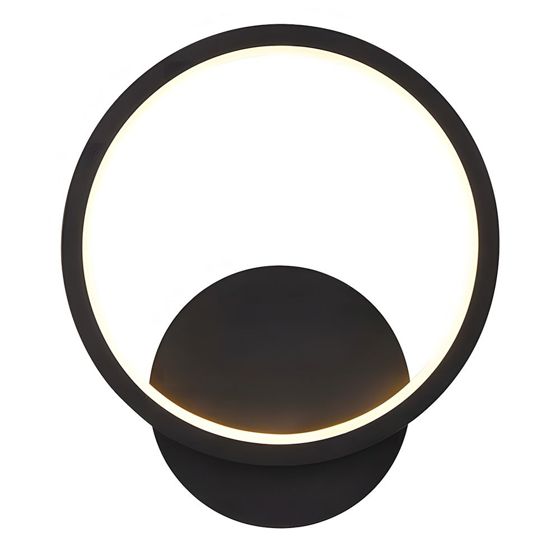 TOOLIGHT seinävalaisin LHJ081-W musta, 25x20x5,5cm