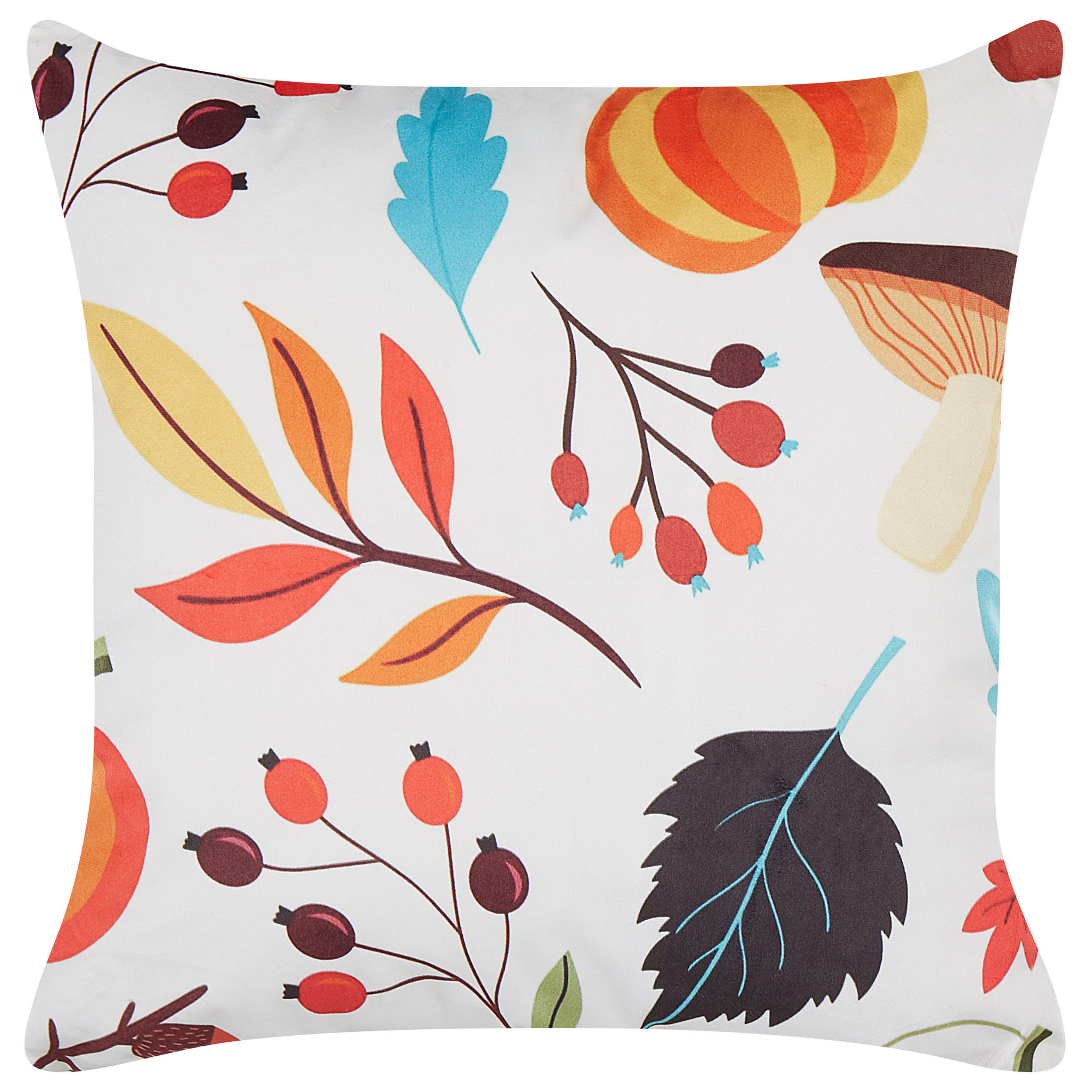 Koristetyyny VISCARIA 45 x 45 cm Sametti Monivärinen Kasvikuvio
