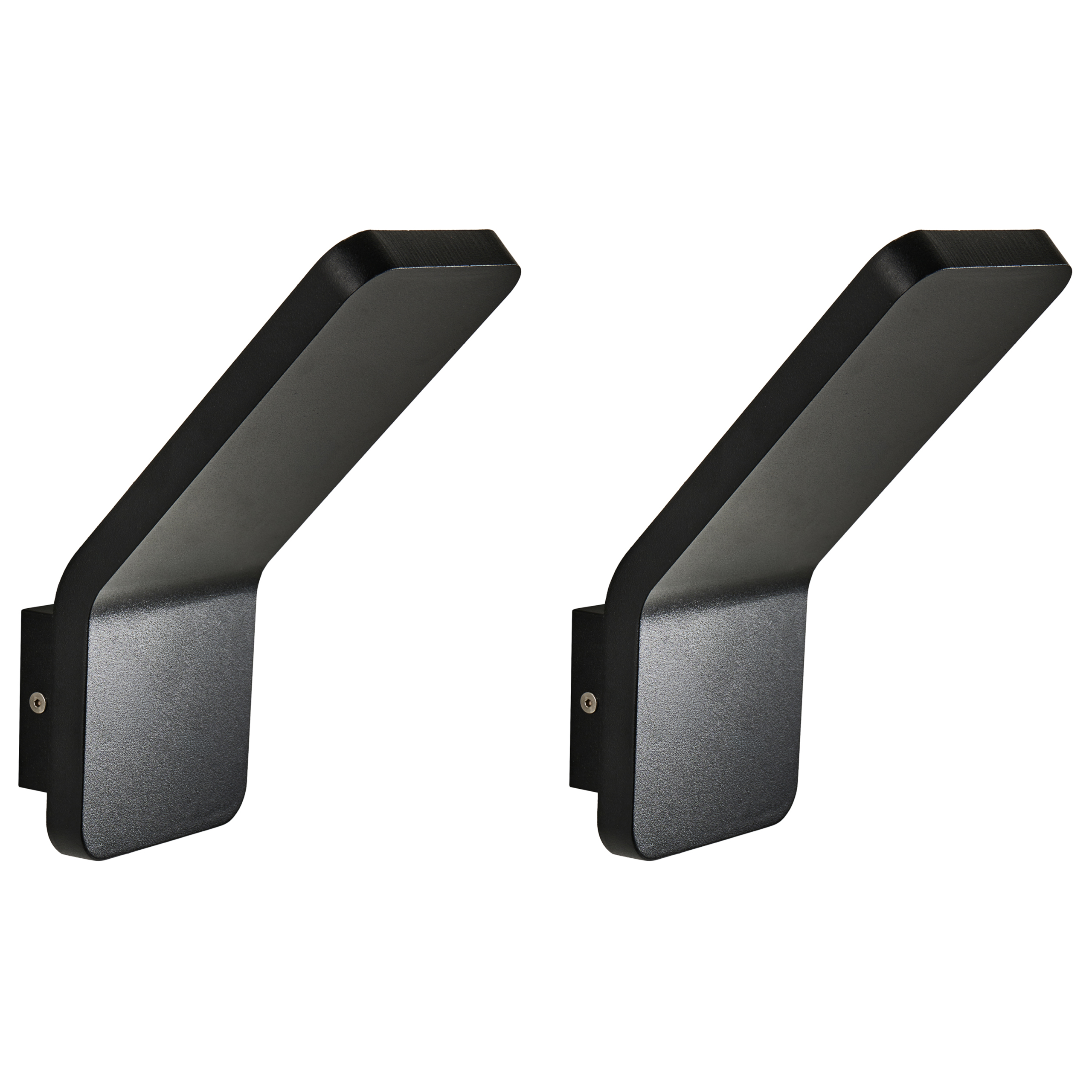 LED-ulkoseinävalaisinsetti 2 kpl TYNET Musta