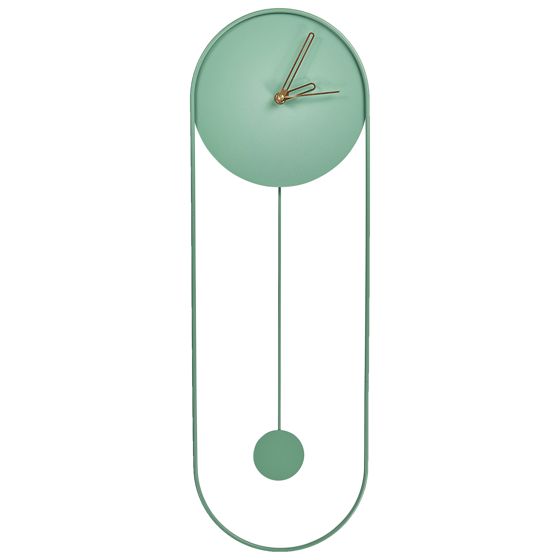 Seinäkello SALVAN 20 cm metalli Vaaleanvihreä