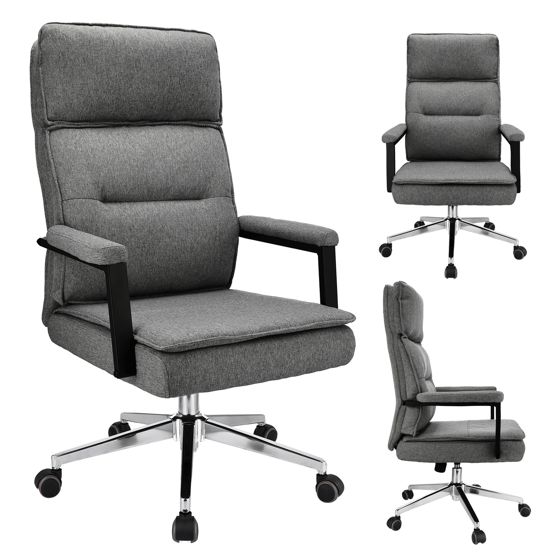 SEGO-toimistotuoli, vaaleanharmaa kangas