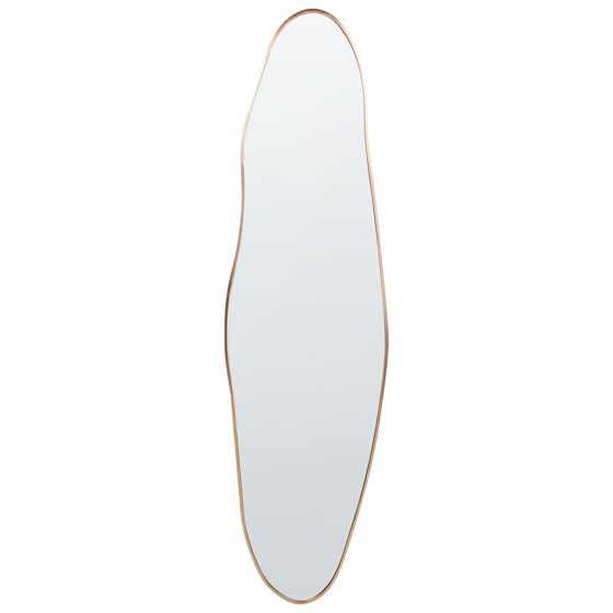 Seinäpeili SALINS 40 cm 160 cm metalli Kulta