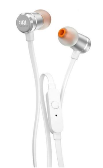 JBL T290 Langalliset Kuulokkeet Valkoinen ja Hopea